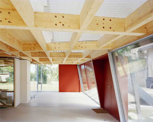estructura de madera interior